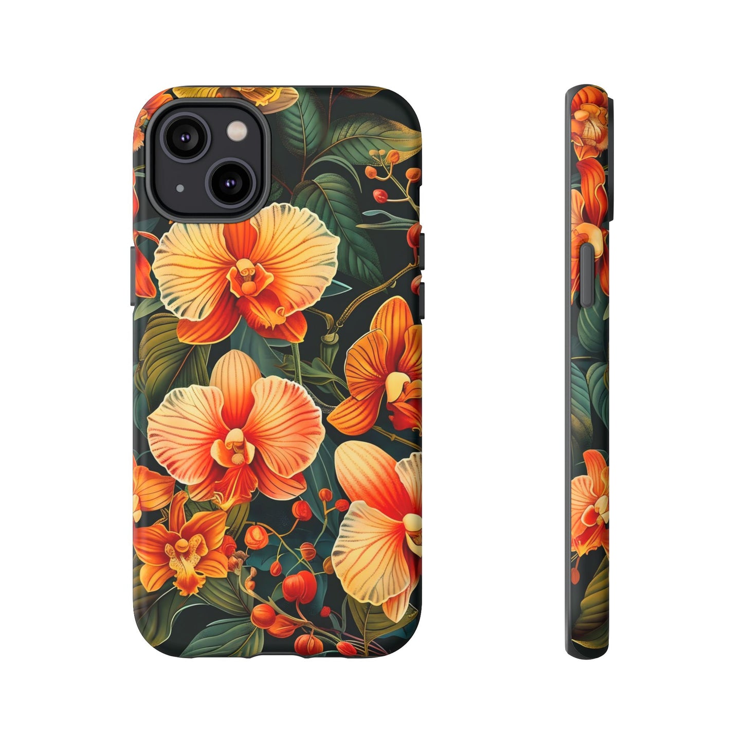 Floral Phone Case - Tough Cases, Protective Cover, Gift for Her, Smartphone Accessory, Floral Design, Nature-Inspired