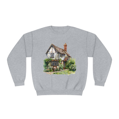 Unisex NuBlend® Crewneck Sweatshirt - British Historic House Classic Architectural Elegance