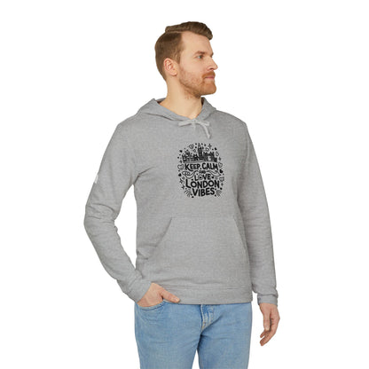adidas Unisex Fleece Hoodie - Lovely London Vibes