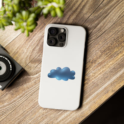 Cloud Design Slim Phone Cases - Aesthetic Protection for Your Device, Cute Phone Cover, Trendy Accessories, Gift for Her, Cloudy Vibes