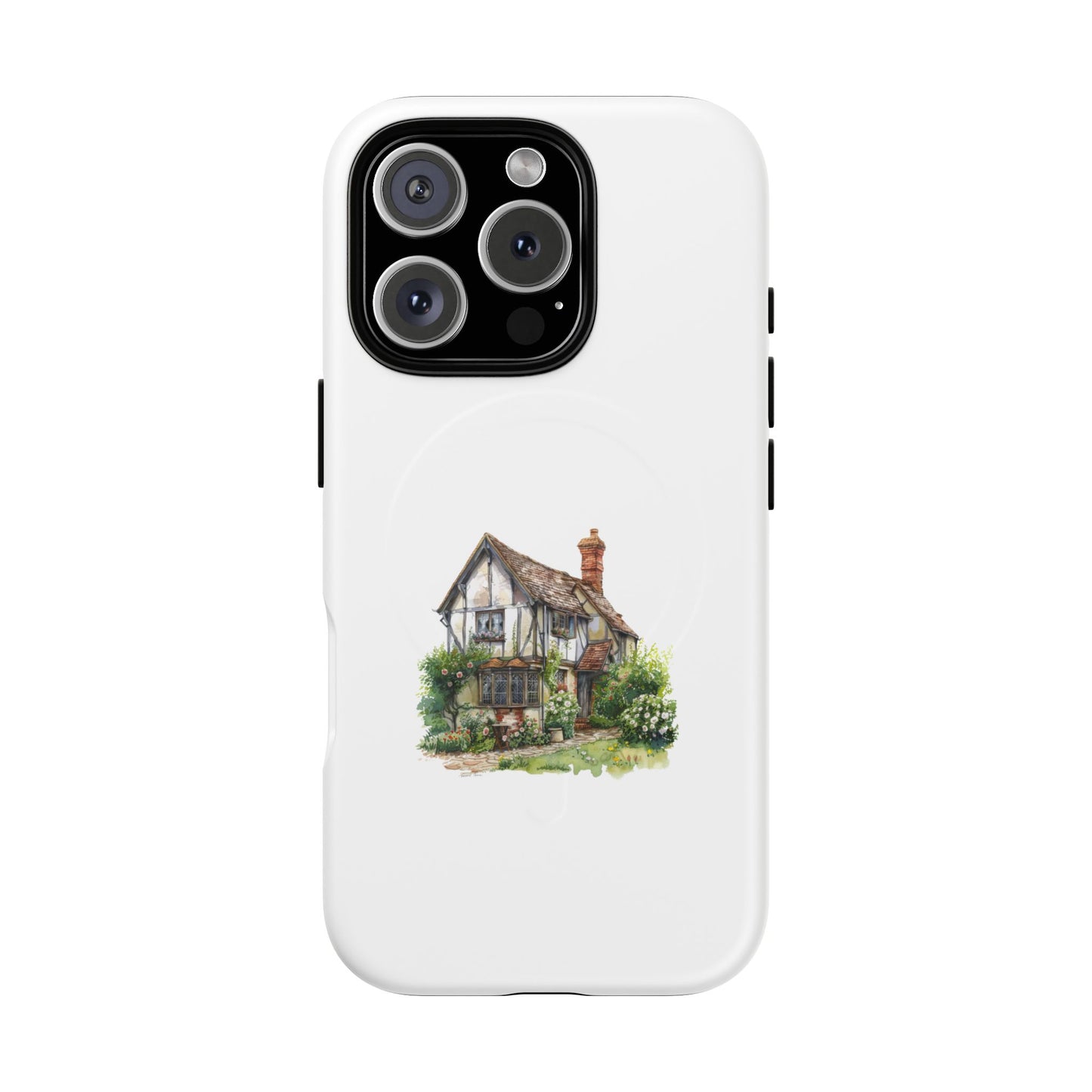 Charming Cottage Magnetic Phone Case | Tough & Durable iPhone Cover, Gift for Home Lovers, Personalized Phone Accessory