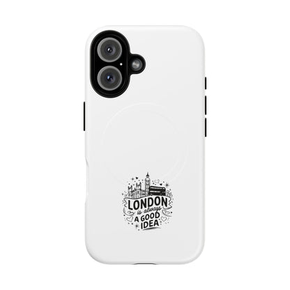 Tough Magnetic Phone Cases - London Is Always A Good Idea, Custom Phone Covers, Travel Gifts, Modern Phone Cases, Durable Cases, [...]