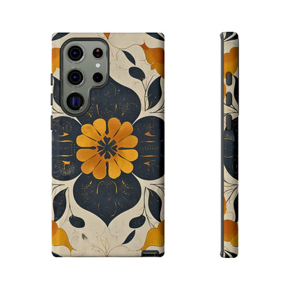 Floral Phone Case - Tough Cases, Botanical iPhone Cover, Vintage Flower Design, Durable Smartphone Protection, Unique Gift Idea