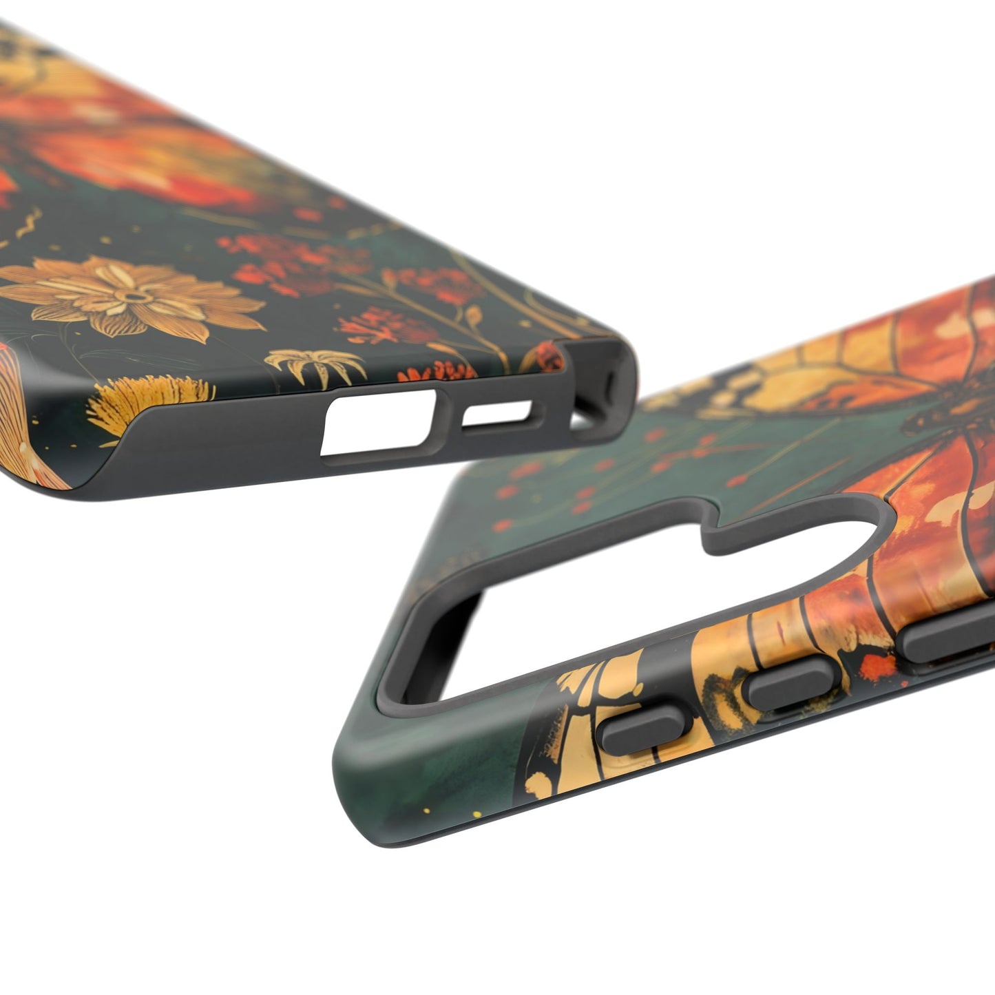 Butterfly Phone Case – Tough Cases for Nature Lovers, Floral Design, Butterfly Art, Unique Gift, Eco-Friendly Protection