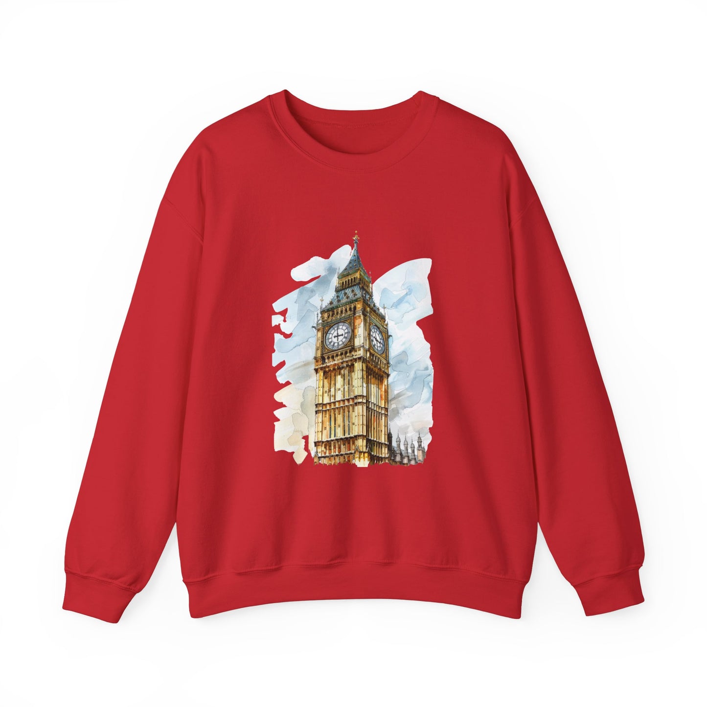 Unisex Heavy Blend™ Crewneck Sweatshirt Lightweight - Big Ben Iconic British Tower