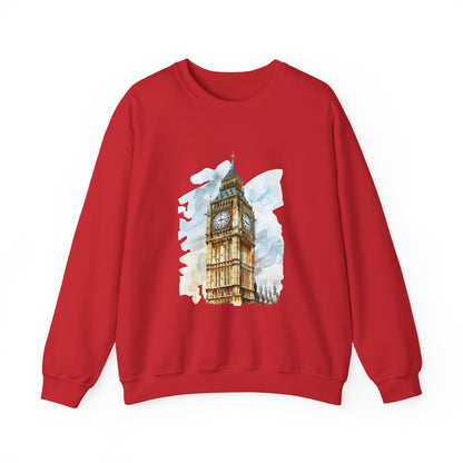 Unisex Heavy Blend™ Crewneck Sweatshirt Lightweight - Big Ben Iconic British Tower