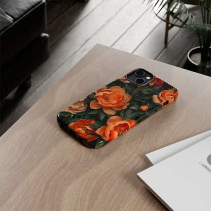 Stylish Floral Phone Case, Tough Cases, Floral Phone Cover, Gift for Her, Spring Accessories, Mother's Day, Phone Protection