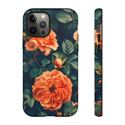 Floral Phone Case, Tough Cases for Nature Lovers, Botanical Design, Phone Protection, Gift for Her, Trending Floral Accessories
