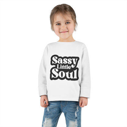 Sassy Little Soul Toddler Long Sleeve Tee - Fun & Playful Apparel for Kids