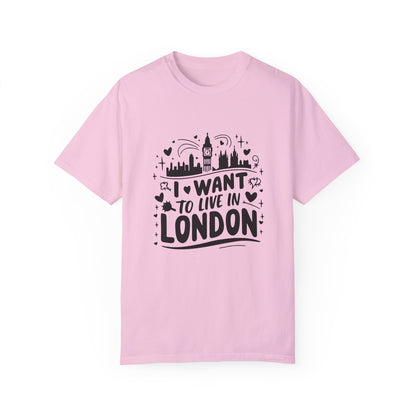 London Vibes Unisex Garment-Dyed T-shirt