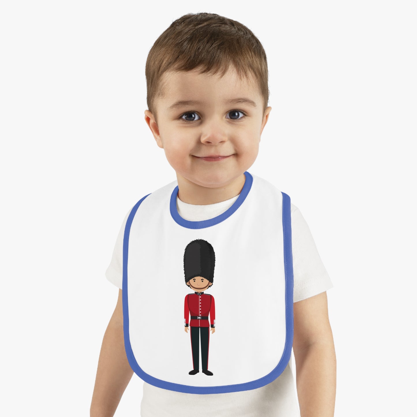 Cute Royal Guard Baby Bib, Baby Shower Gift, Newborn Accessory, Toddler Bib, Infant Clothing, Holiday Outfit