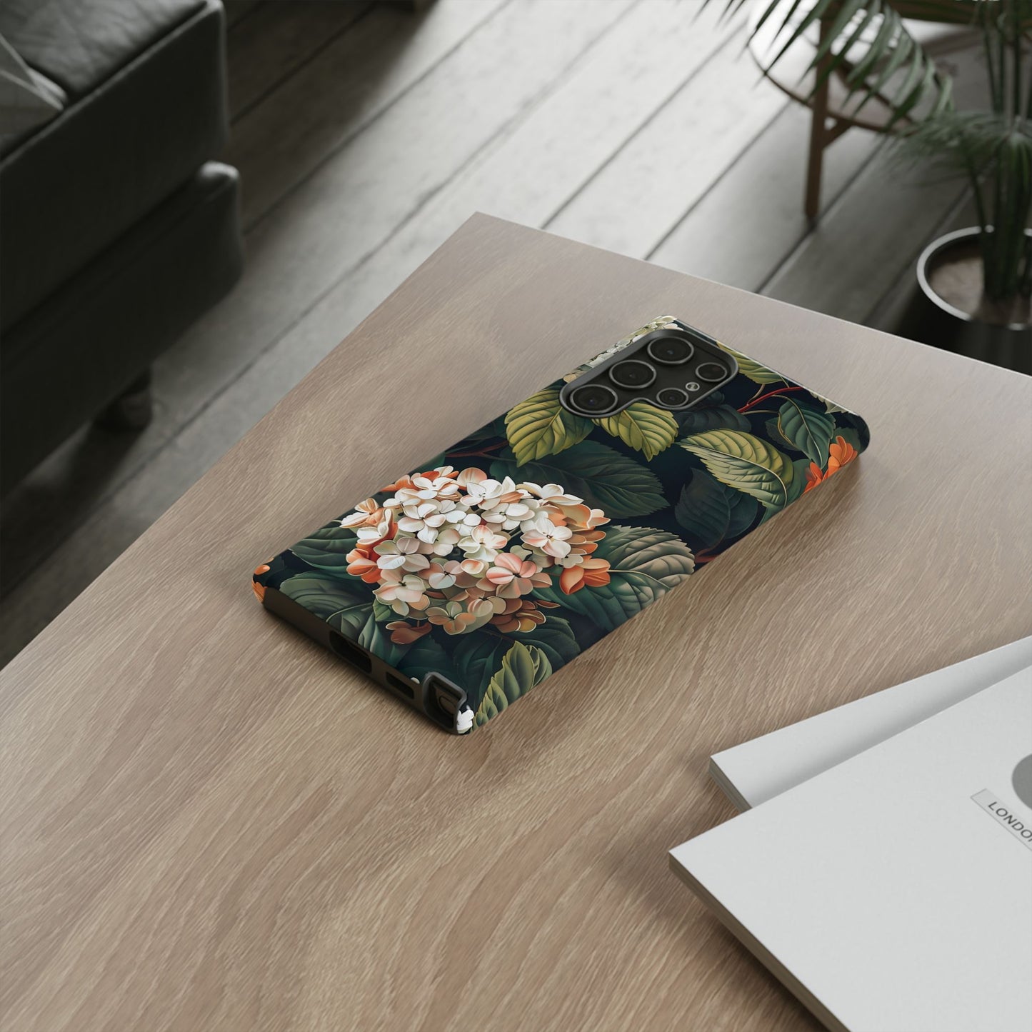 Floral Phone Case - Tough Cases, Nature Lover Gift, Floral Design, Botanical Phone Cover, Stylish Cellphone Accessory, Mother's Day Gift