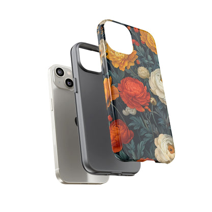 Floral Tough Case for Phones | Durable Floral Phone Cover, Boho Chic, Unique Gift for Her, Phone Protection, Flower Design