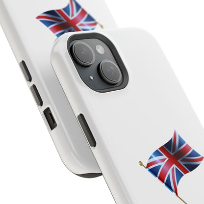 Vintage Union Jack Magnetic Phone Case, British Flag Tough Case, Gift for Anglophiles, Travel Accessories,UK Prid e Case