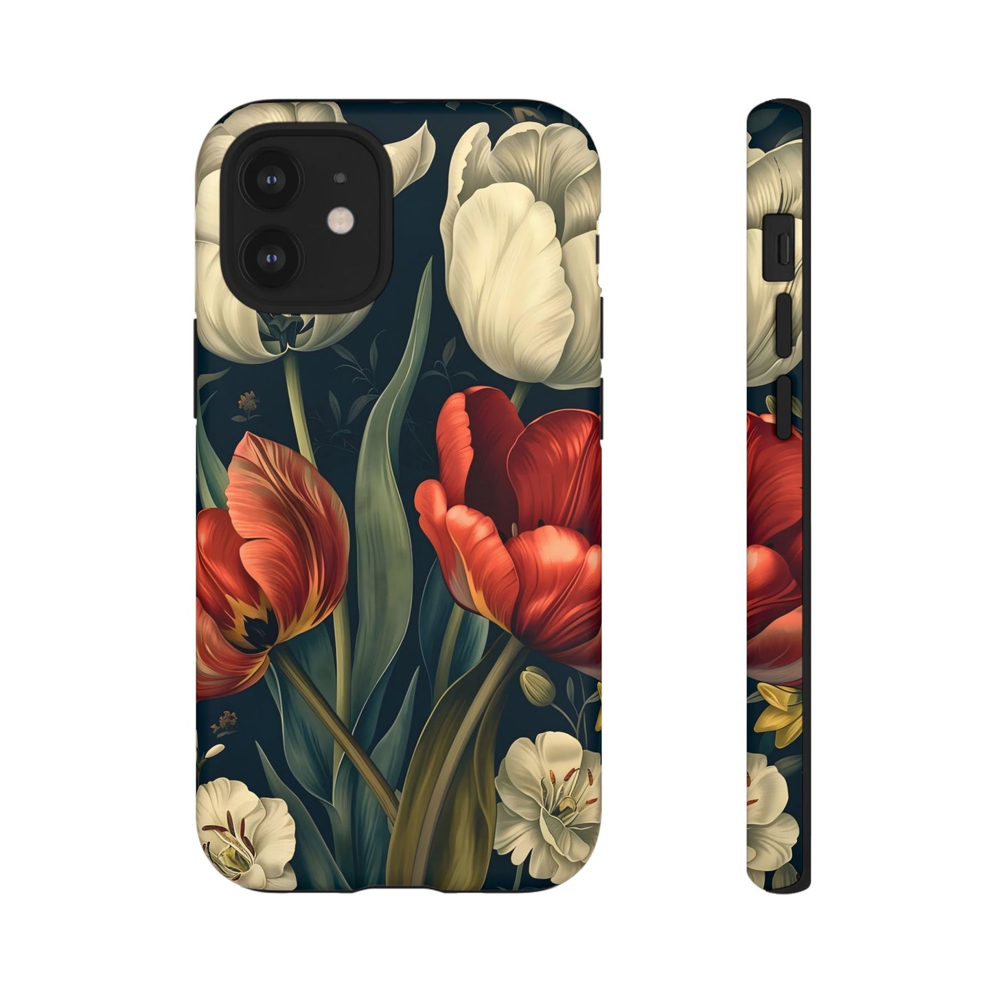 White Flower Tough Cases