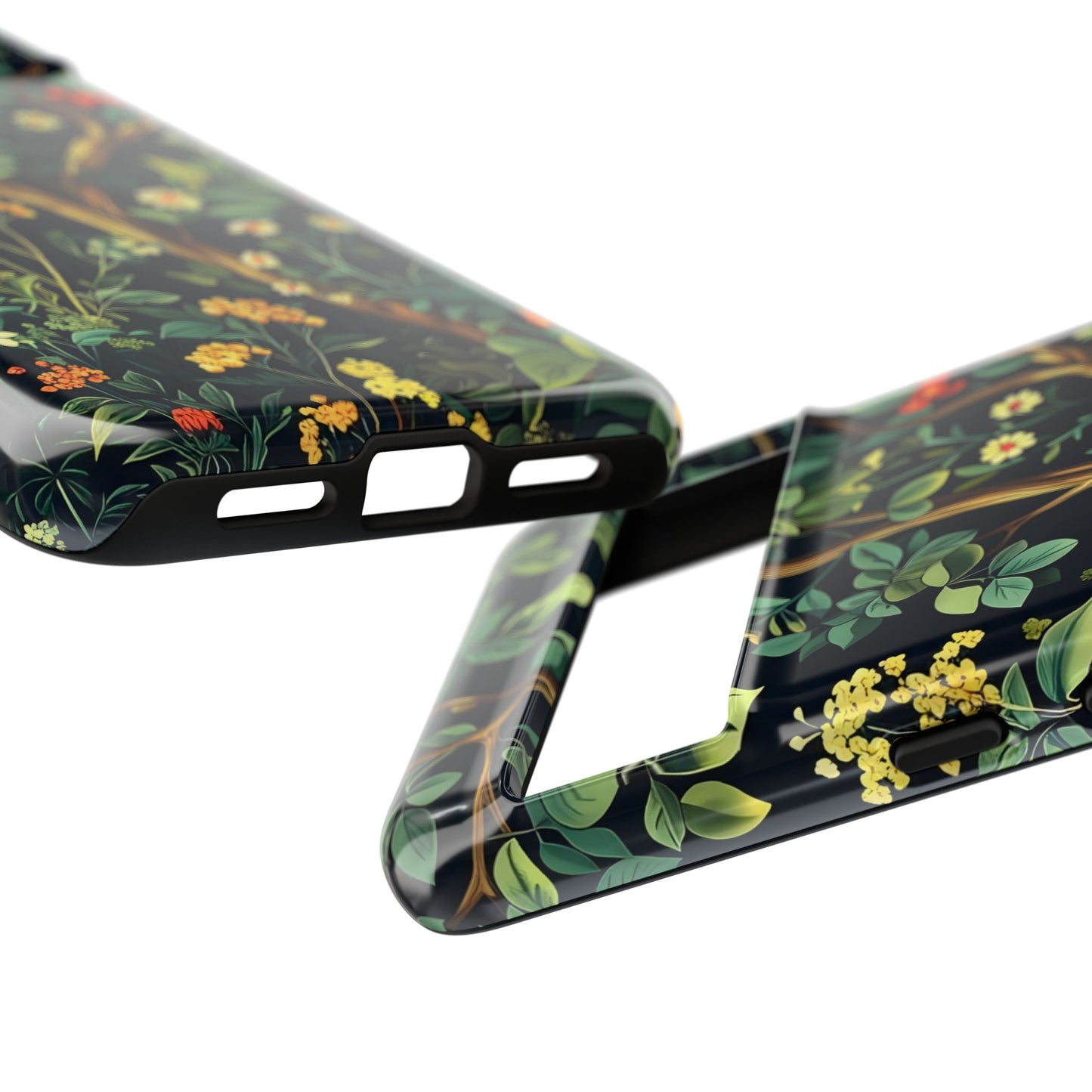 Floral iPhone Case, Nature Inspired Tough Case, Botanical Phone Cover, Eco-Friendly Gift, Unique Floral Design