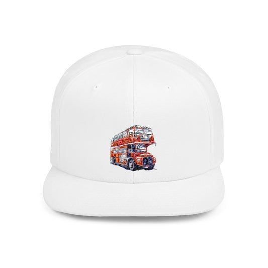 Historical English Architecture Flat Bill Snapback