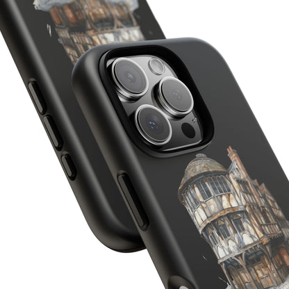 Stylish Phone Case featuring Unique Building Design, Art Lover Gift, Durable Phone Cover, Trendy Gadget Accessory, Unique Gift for Her