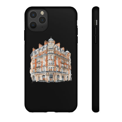 Cityscape Phone Case, Tough Phone Cover, Urban Art Case, Vintage Architecture Design, Gift for Travelers, Stylish Phone Accessory