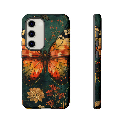 Butterfly Phone Case – Tough Cases for Nature Lovers, Floral Design, Butterfly Art, Unique Gift, Eco-Friendly Protection