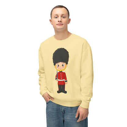 Unisex Lightweight Crewneck Sweatshirt - British Soldier - Classic Military Elegance and Honorable