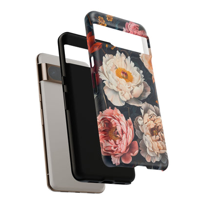 Floral Phone Case, Tough Phone Cover, Flower Design, Unique Gift for Her, Trendy Accessory, Spring Decor