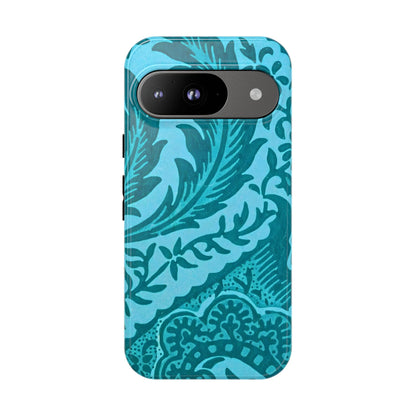Protective Phone Case with Elegant Teal Design, Tough Cases, Floral Phone Cover, Stylish Smartphone Protection, Gifts for Her, Trendy [...]