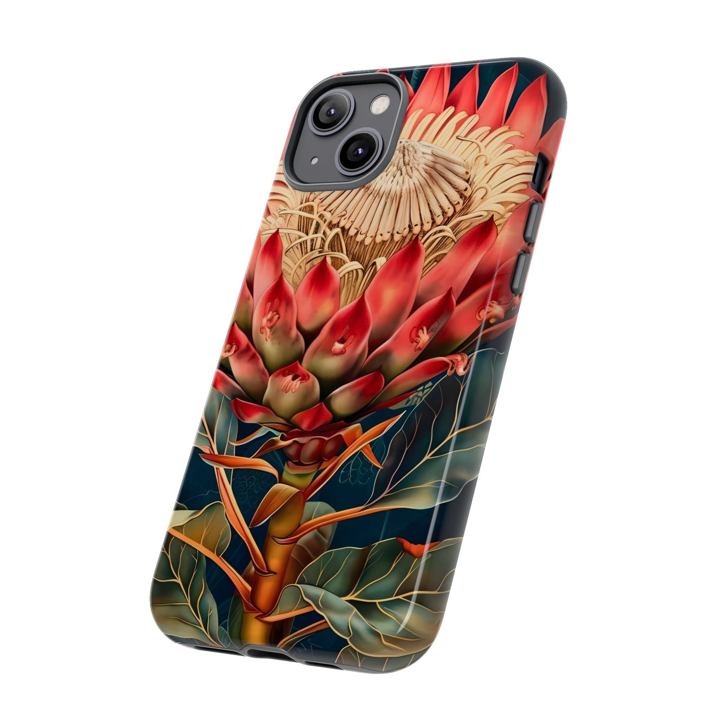 Tough Cases: Vibrant Floral Phone Case, Tough Phone Covers, Floral Art Cases, Nature Design Accessories, Gift for Nature Lovers