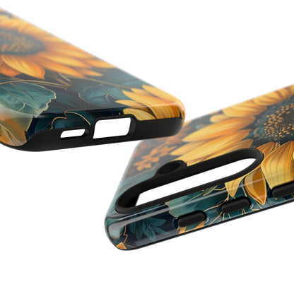 Sunflower Phone Case - Bright Floral Design, Stylish Tough Cover for Sunflower Lovers, Gift for Plant Enthusiasts, Mom Gift, Nature Lovers