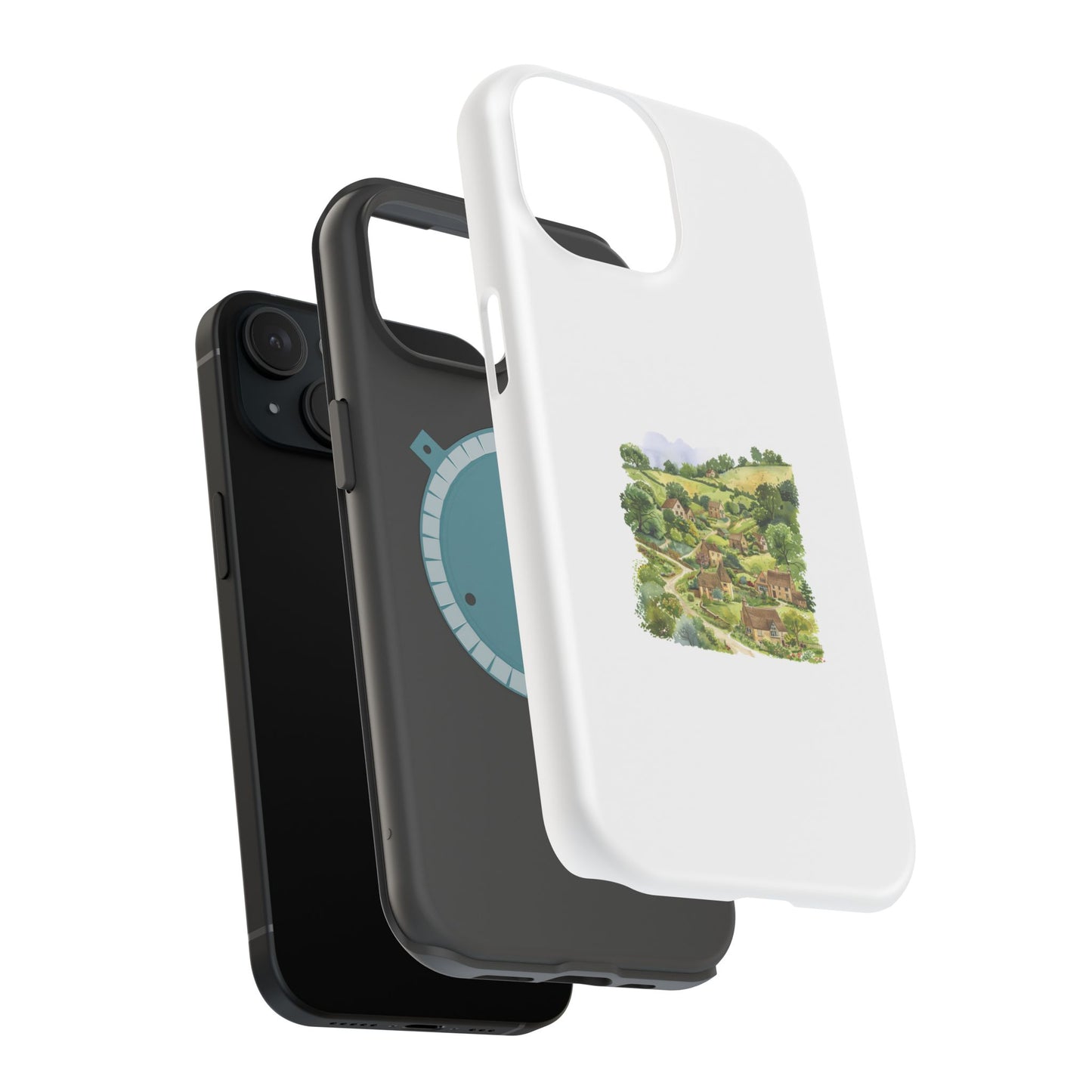 Magnetic Tough Cases with Scenic Landscape Design, Durable Phone Covers for Nature Lovers, Phone Accessories, Gift for Adventurers