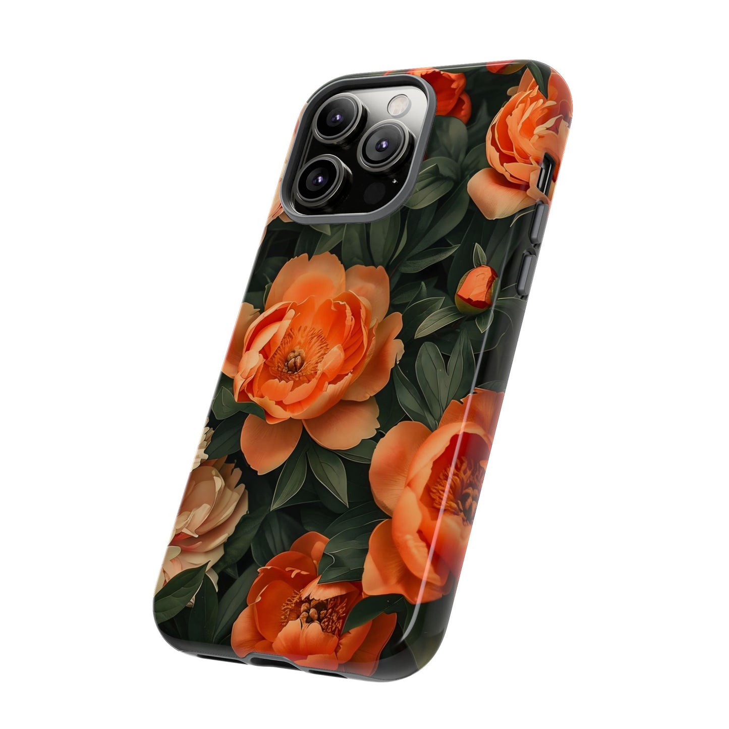 Stylish Floral Phone Case, Tough Cases, Floral Phone Cover, Gift for Her, Spring Accessories, Mother's Day, Phone Protection