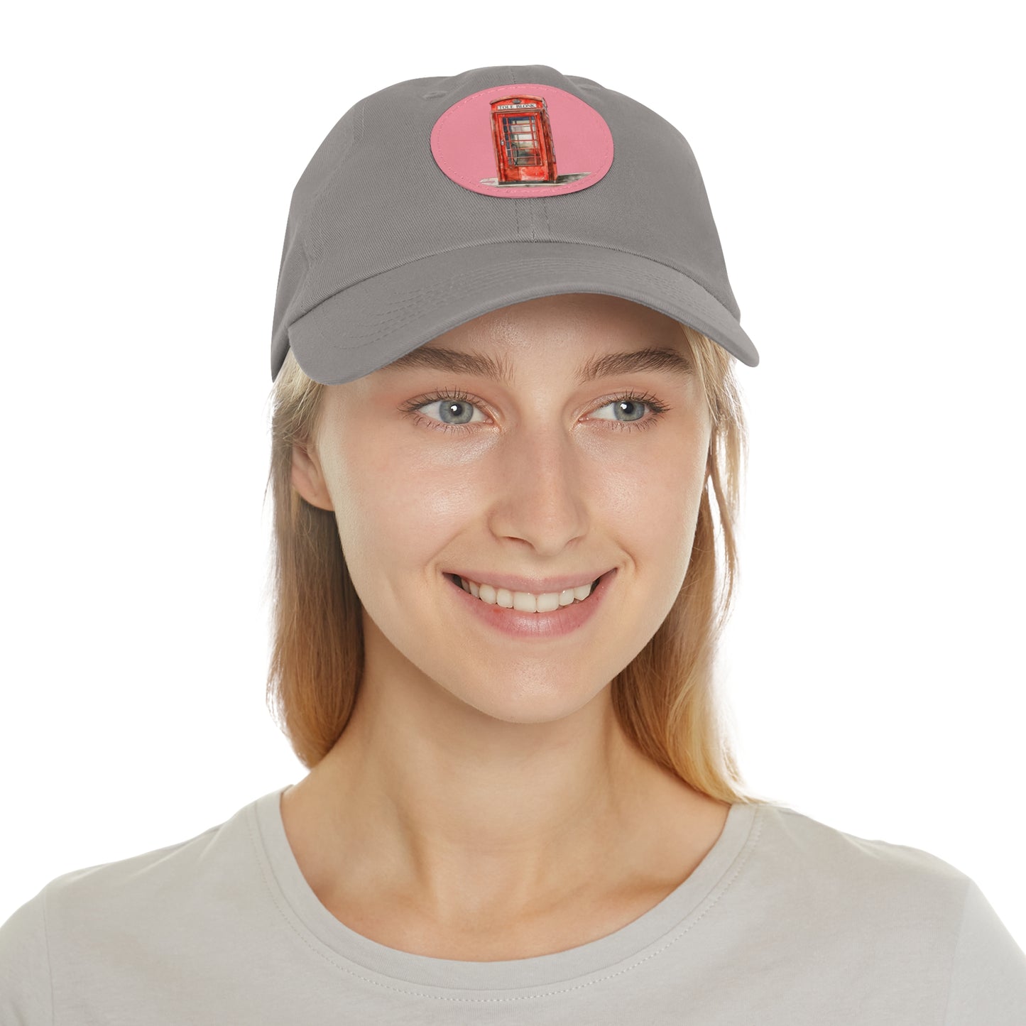 Vintage Style Dad Hat with Leather Patch, Casual Cap, Gift for Dad, Everyday Wear, Adjustable Hat, Unique Accessories
