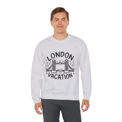 Unisex Heavy Blend™ Crewneck Sweatshirt Versatile - London's Vacation