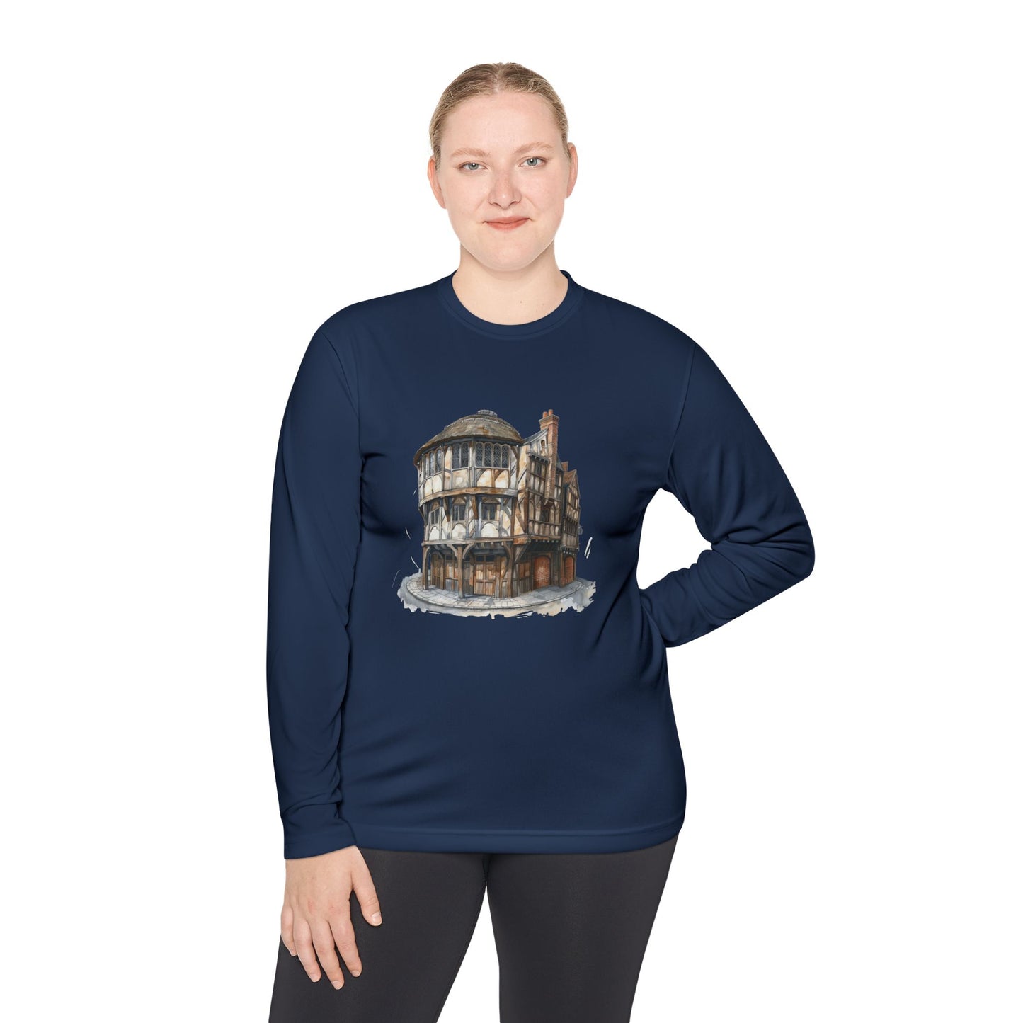 Unisex Lightweight Long Sleeve Tee - Old World Charm - British Pub Traditions
