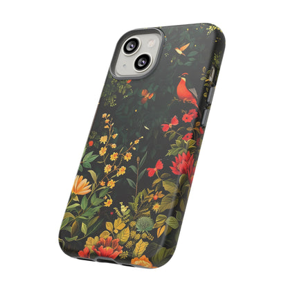 Floral Tough Phone Case, Nature-Inspired Design, Ideal for Garden Lovers, Gift for Birthdays, Christmas, Eco-Friendly Accessory