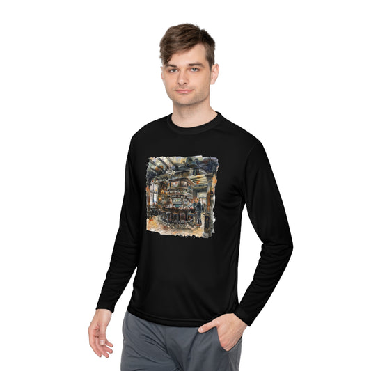 Unisex Lightweight Long Sleeve Tee - Cozy British Pub