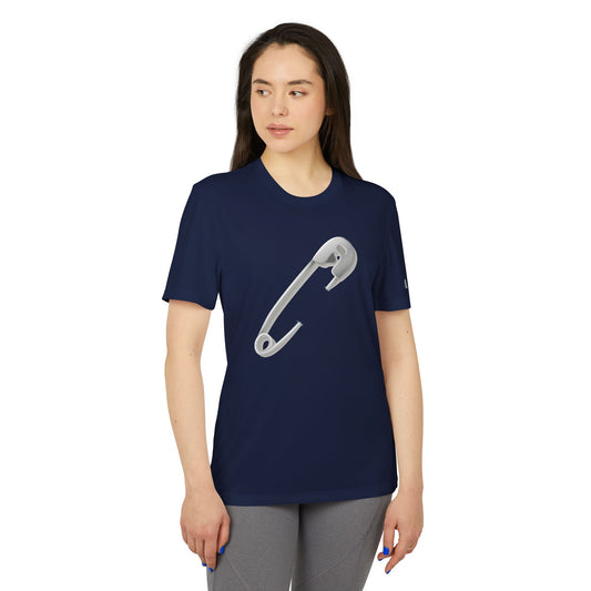 Adidas Unisex Sport T-Shirt - Casual Activewear - Safety Pin Design