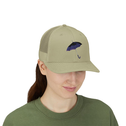 Stylish Umbrella Snapback Trucker Cap | Trendy Hat for Rainy Days, Casual Outings, Outdoor Events, Gift for Him/Her