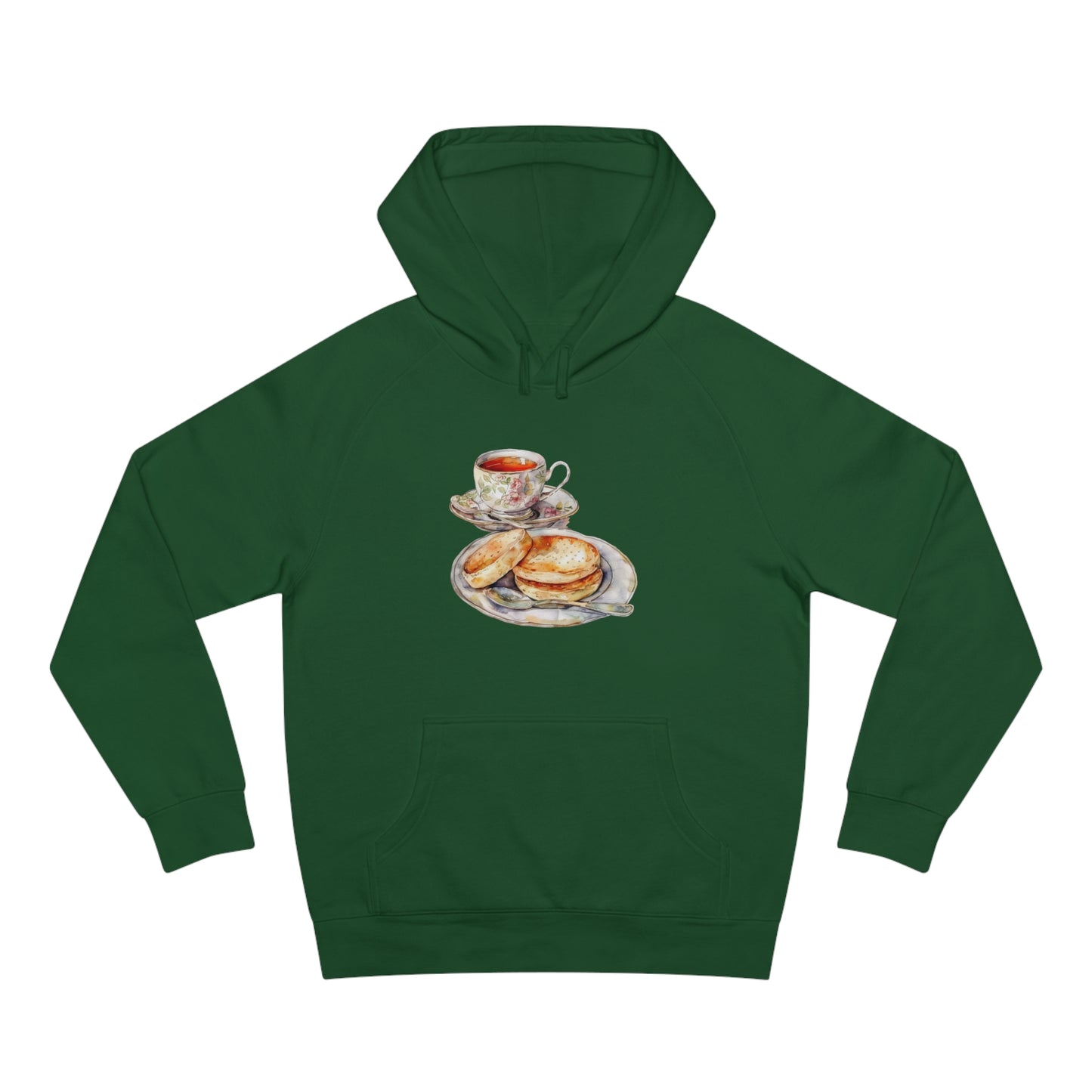 Elegant Unisex Hoodie - British Food Traditional Dishes and Culinary Delights