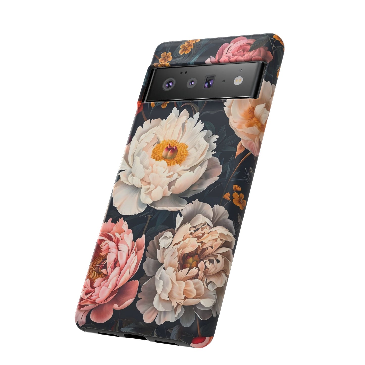 Floral Phone Case, Tough Phone Cover, Flower Design, Unique Gift for Her, Trendy Accessory, Spring Decor