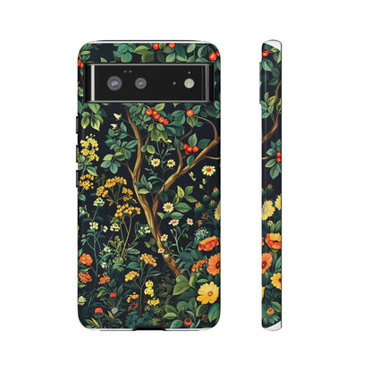 Floral Phone Case - Tough Cases, Colorful Nature Design, Gift for Flower Lovers, Phone Accessory, Unique Cell Phone Cover
