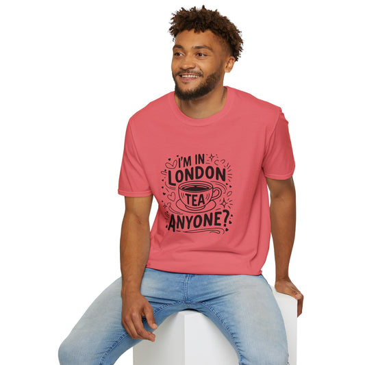 London's Nostalgic Tea Trendy Unisex Softstyle T-Shirt