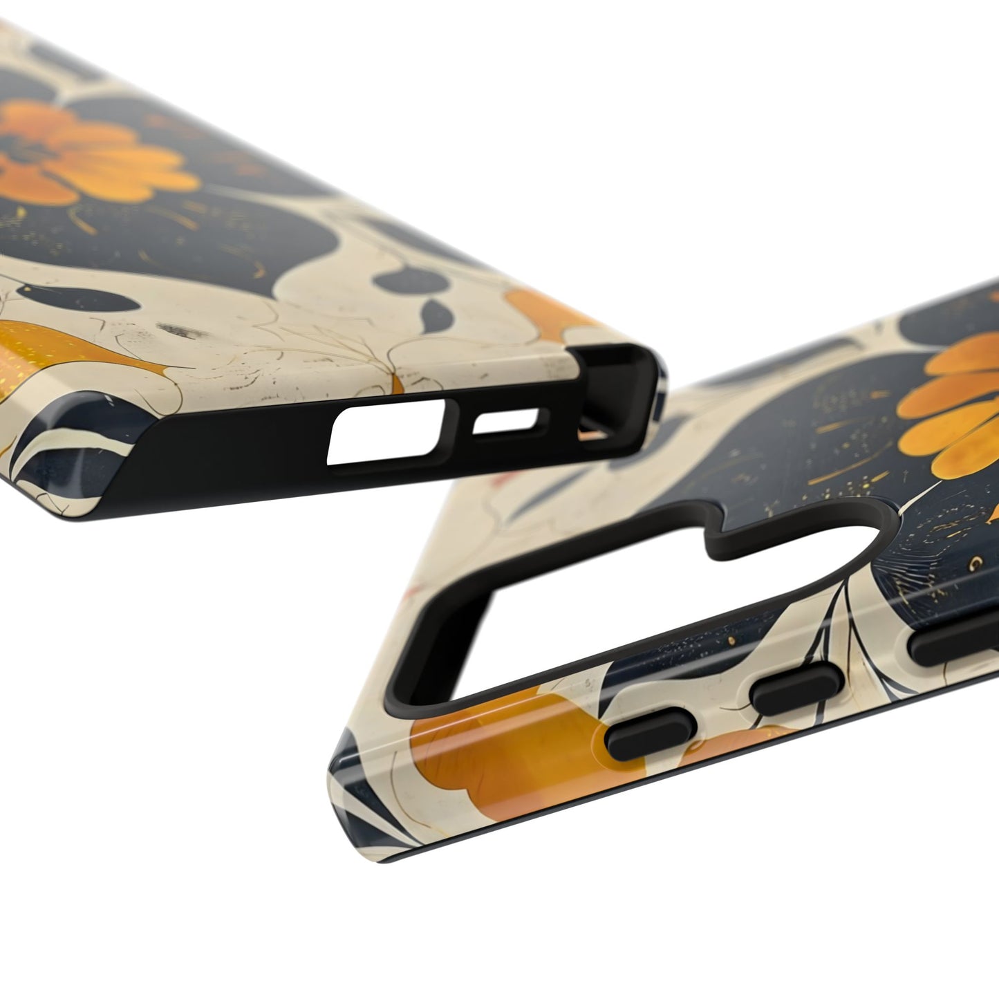 Floral Phone Case - Tough Cases, Botanical iPhone Cover, Vintage Flower Design, Durable Smartphone Protection, Unique Gift Idea