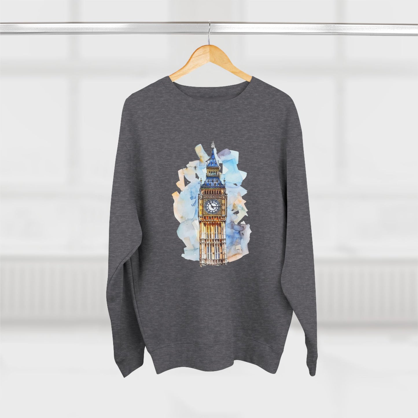 Unisex Crewneck Sweatshirt - Iconic Big Ben Clock Tower