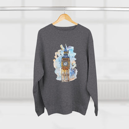 Unisex Crewneck Sweatshirt - Iconic Big Ben Clock Tower