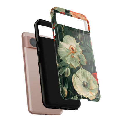 Floral Phone Case - Tough Cases, Botanical Design, Gift for Friends, Trendy Mobile Cover, Personalized Phone Accessory