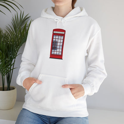 Unisex Heavy Blend™ Hooded Sweatshirt - Iconic British Public Telephone