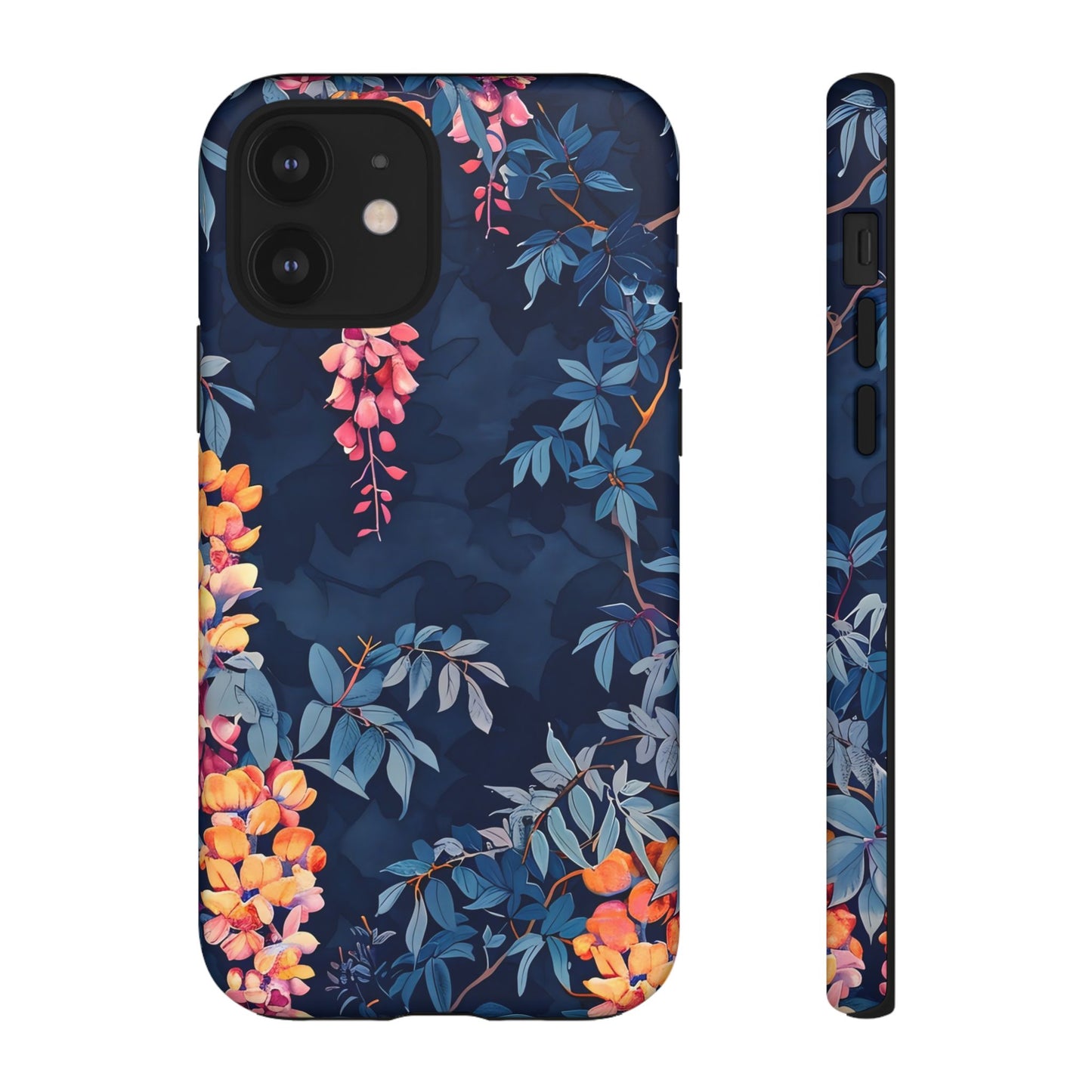 Floral iPhone Case, Tough Phone Cover, Gift for Her, Nature Lover Accessory, Spring Decor, Unique Floral Design