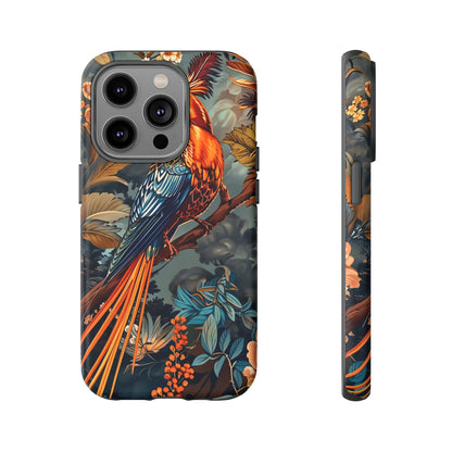 Vibrant Phone Case with Exotic Bird Design, Floral Phone Cover, Tough Case for Nature Lovers, Unique Gift Idea, Phone Accessory, [...]