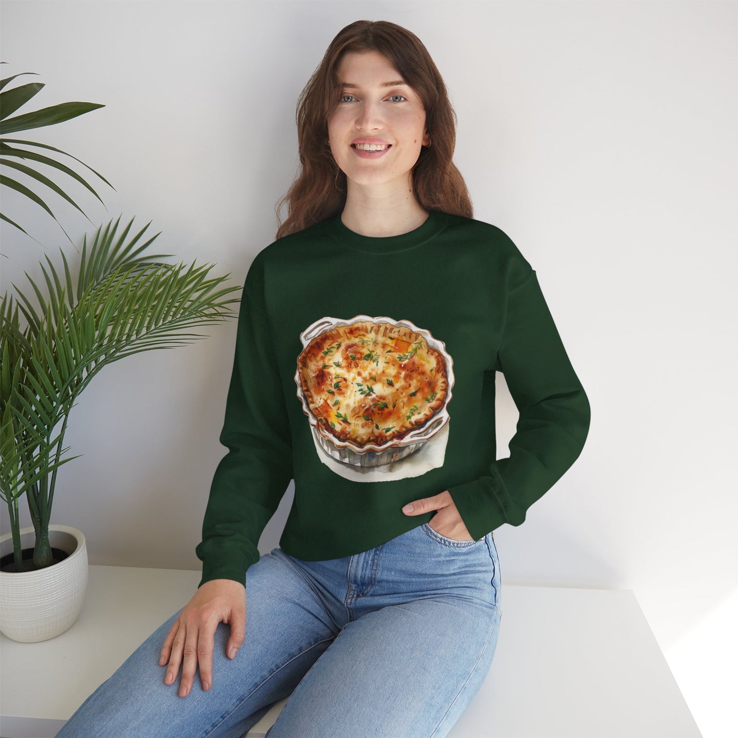 Unisex Heavy Blend™ Crewneck Sweatshirt - A Taste of the Crown - British Royal Food Heritage